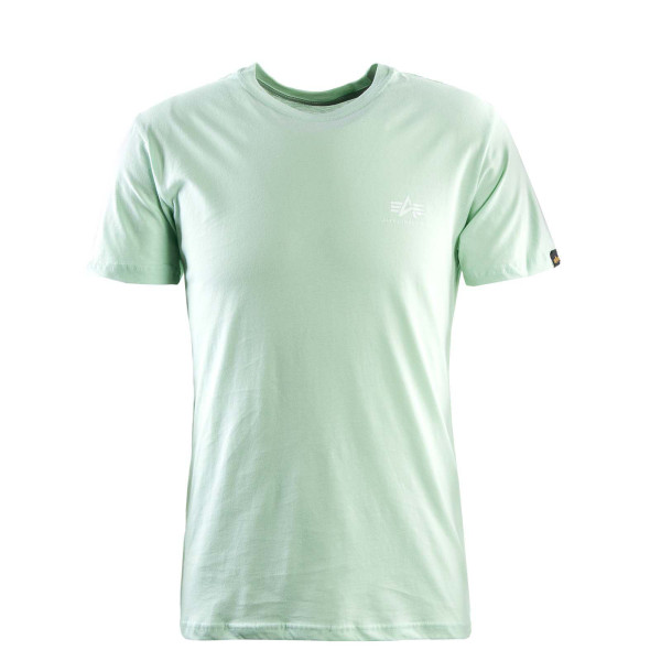 Herren T-Shirt - Basic Small Logo - Mint
