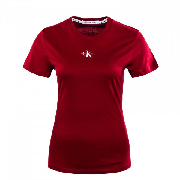 Damen T-Shirt - Micro Monogram Virginia - Red