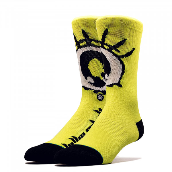 Socken - Billie Eilish Eyes - Neon Yellow
