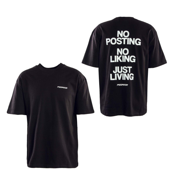 Herren T-Shirt - Devon Oversized - Black