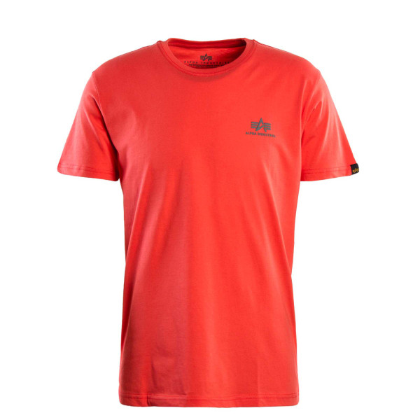 Herren T-Shirt - Basic Small Logo Radiant - Red