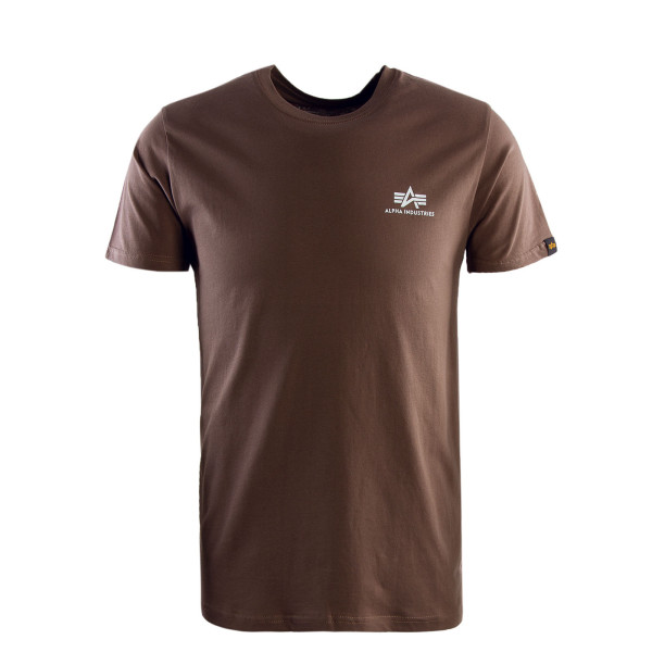 Herren T-Shirt - Basic T Small Logo - Taupe