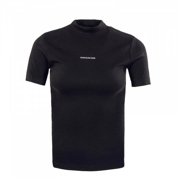 Damen T-Shirt - Micro Branding - Black
