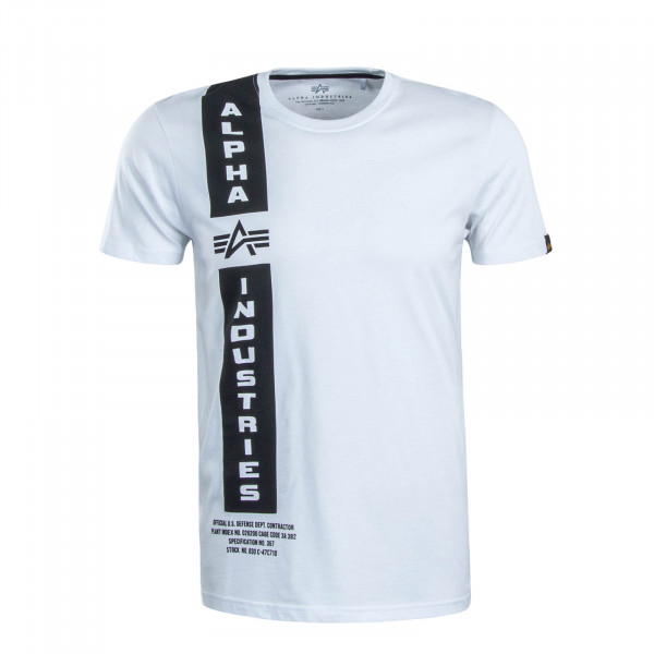 Herren T-Shirt - Defense - White Black