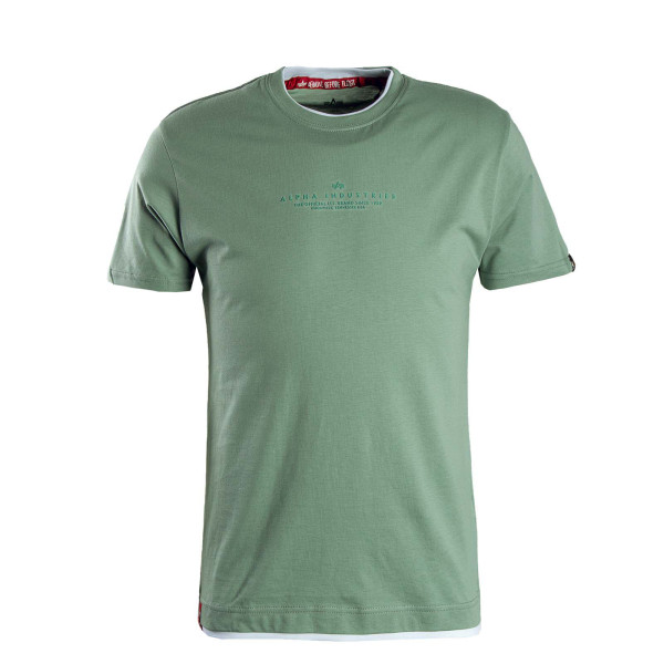 Herren T-Shirt - Double Layer - Dusty Green