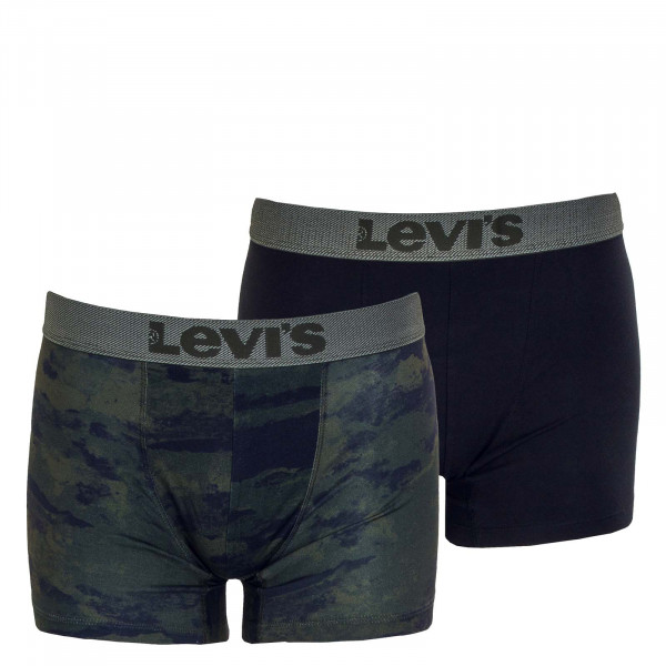 Herren Boxershort 2er-Pack - Levis Ocean Camouflage AOP - Khaki