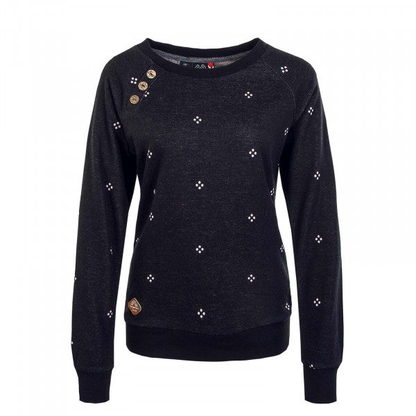 Damen Sweatshirt - Daria Dots - Black