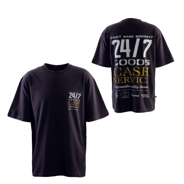 Herren T-Shirt - 24/7 - Washed Black