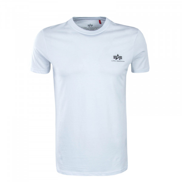 Herren T-Shirt - Small Basic - White