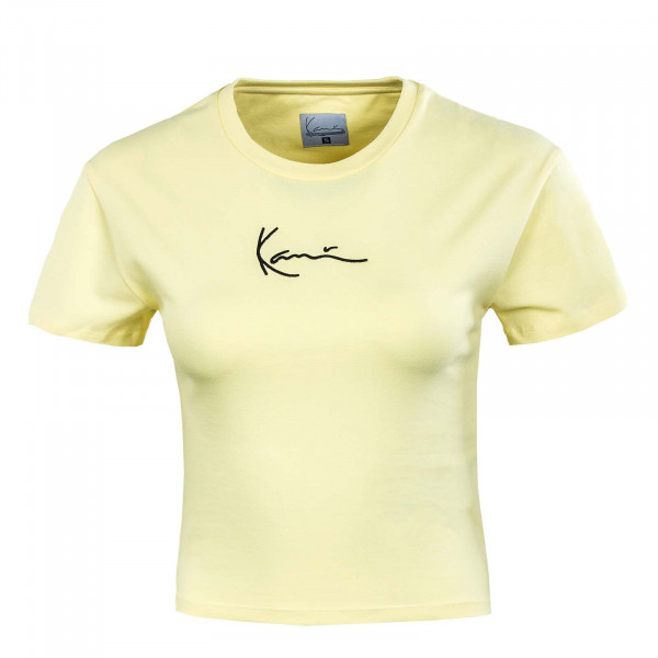 Damen T-Shirt - Small Signature Short - Light Yellow