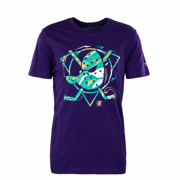Herren T-Shirt - Marble Anaheim Ducks - Purple