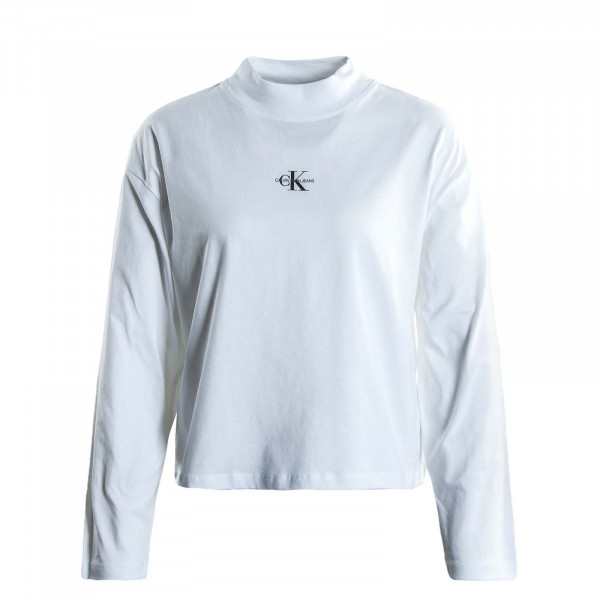 Damen Sweater - Mirco Monogram Loose - White