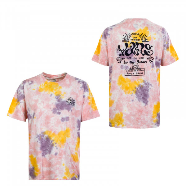 Damen T-Shirt - MASCY GRUNGE WASH - Purple / Dove