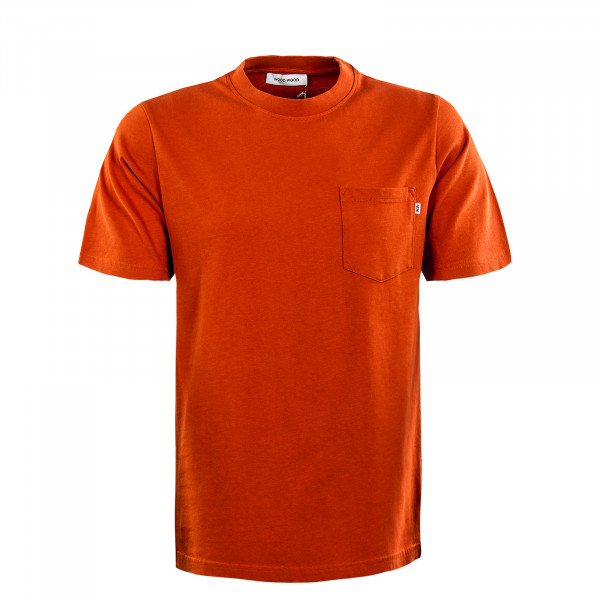 Herren T-Shirt - Bobby Pocket - Blood Orange