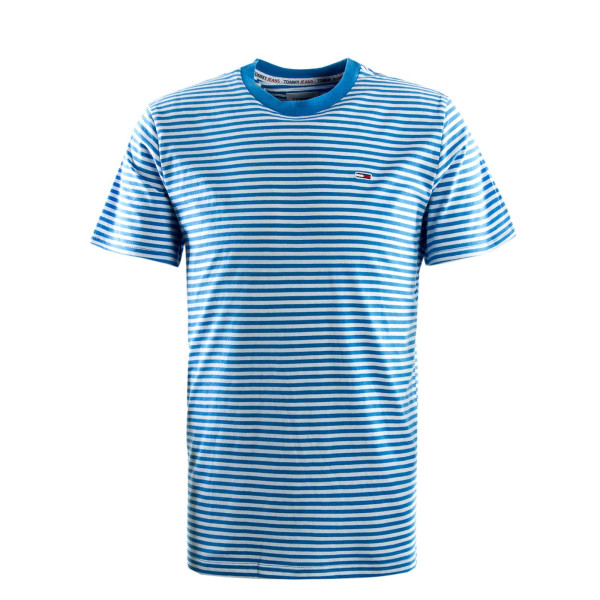 Herren T-Shirt - Classics Stripe - Deep Sky Blue