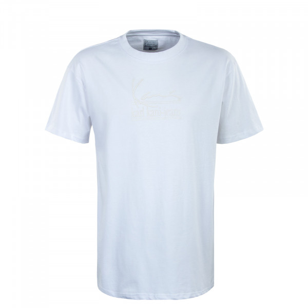 Herren T-Shirt - Signature Karl Kani Jeans - White