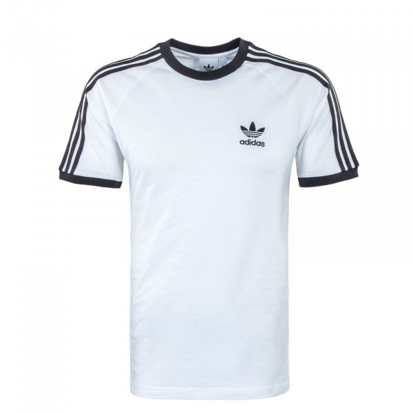 Herren T-Shirt - 3 Stripes - White / Black