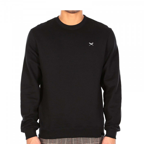 Herren Sweatshirt - Mini Flag 2 Crew Sweater - Black