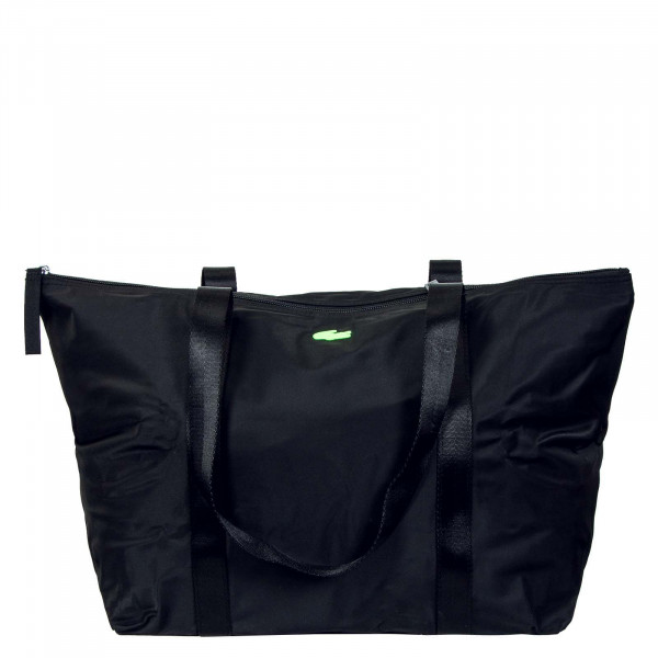 Tasche - Shopping Bag Noir Vert Fluo - Black