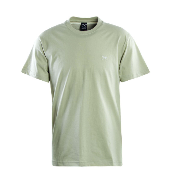 Herren T-Shirt - Mini Flag Relaxed - Light Sage Green