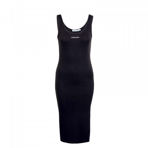 Damen Kleid - Micro Branding Strappy Rib - Black