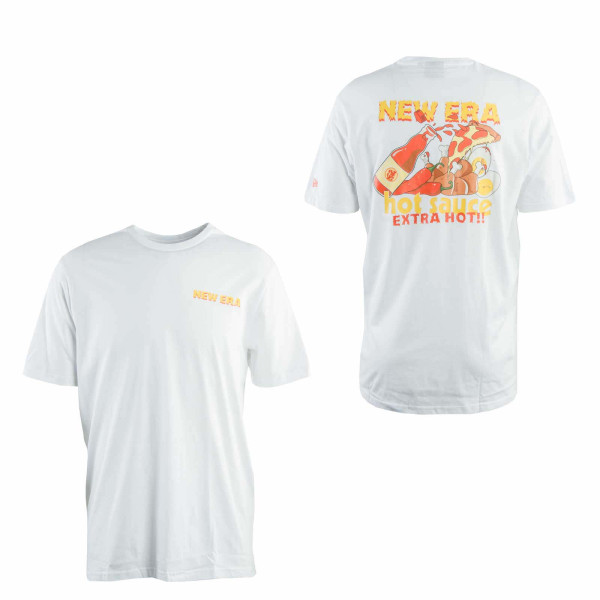 Herren T-Shirt - Food Graphic - White