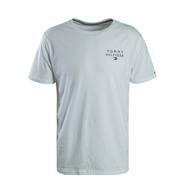 Herren T-Shirt - Crewneck Logo - White