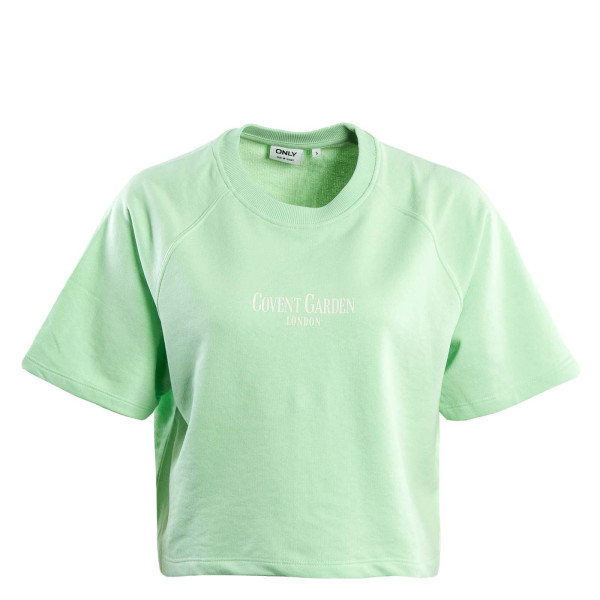 Damen T-Shirt - Area O-Neck Print - Patina Green