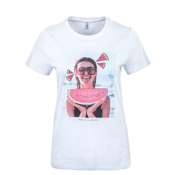 Damen T-Shirt - Lana Life Photo Box Bright - White