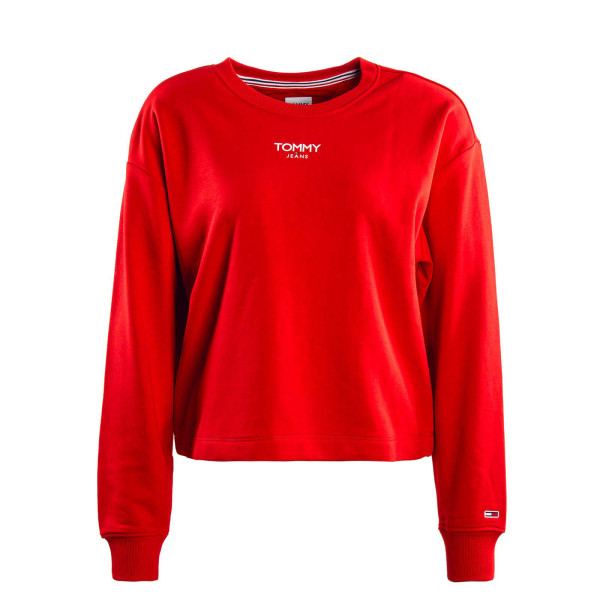 Damen Sweatshirt - Rlx Crop Ess Logo - Deep Crimson
