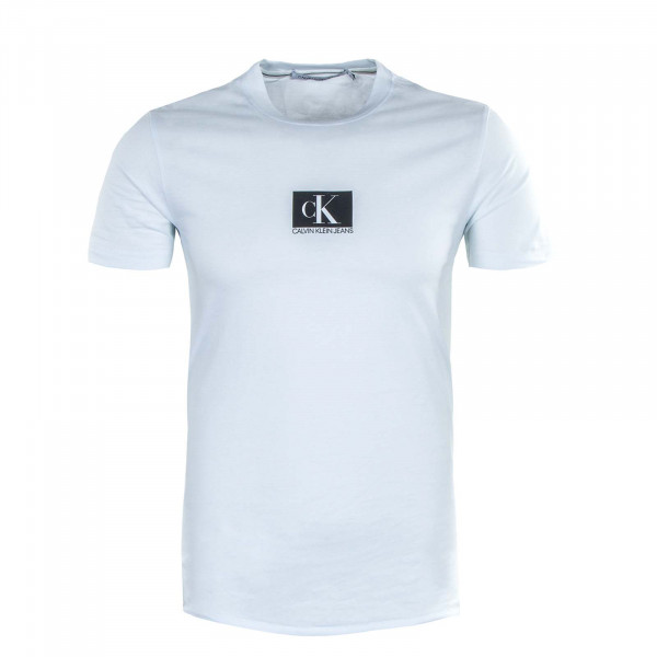 Herren T-Shirt - Small Centre Chest - White