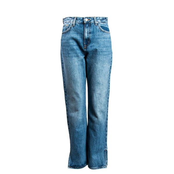 Damen Jeans - Billie Ex HW STR Slit Denim Medium - Blue