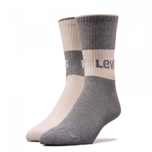 Socken - Sustainable - White / Grey
