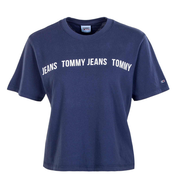 Damen T-Shirt - TJW BXY Crop Tape - Twilight / Navy