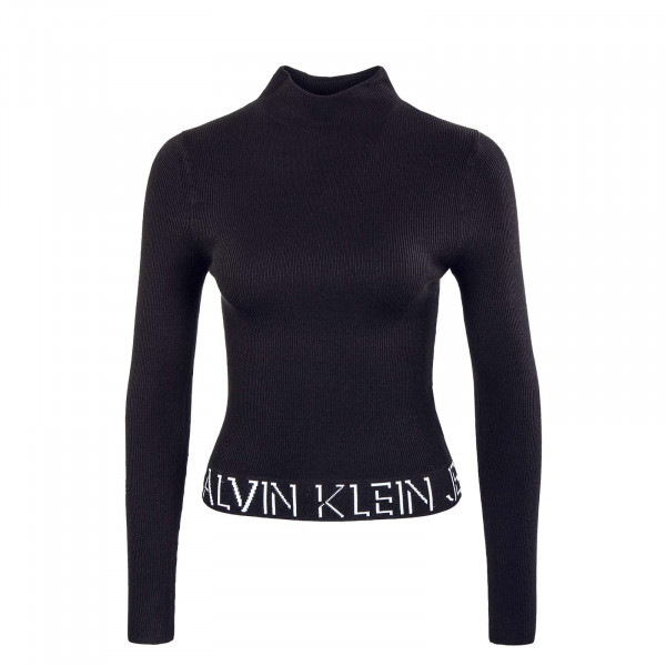 Damen Pullover - Logo Tape Sweater - Black
