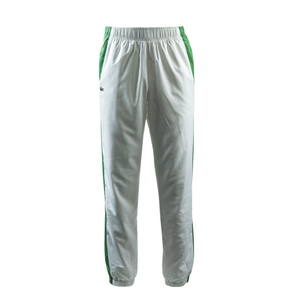 Herren Trainingshose - Pantalon de Survetement - White / Green