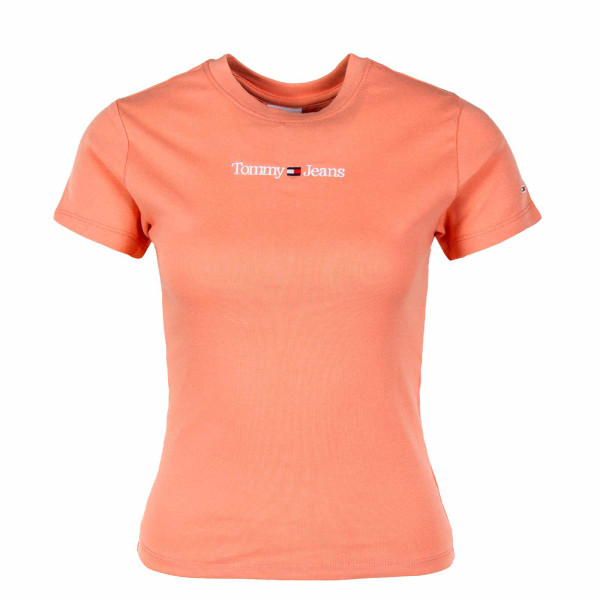 Damen T-Shirt - Baby Serif Linea - Peach Dusk