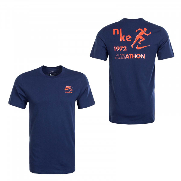 Herren T-Shirt Airathon Dstrd CT6873 Navy