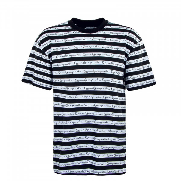 Herren T-Shirt - Originals Stripe - White / Black