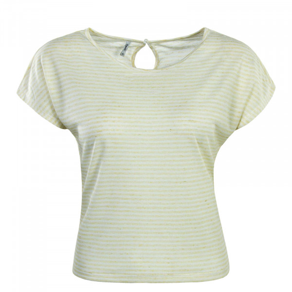 Damen T-Shirt - Winnie Stripe Yellow White