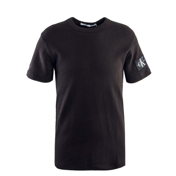 Herren T-Shirt - Badge Waffle - Black