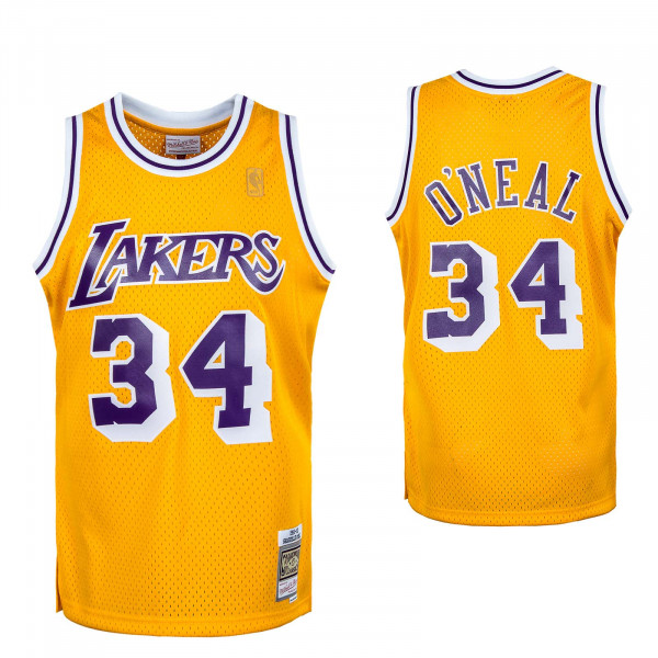 Herren Tank Top - M&N NBA Swingman Jersey LA Lakers - Gold