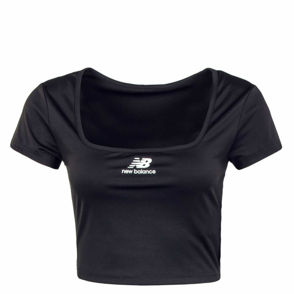 Damen Crop Shirt - Athlethic Amp - Black