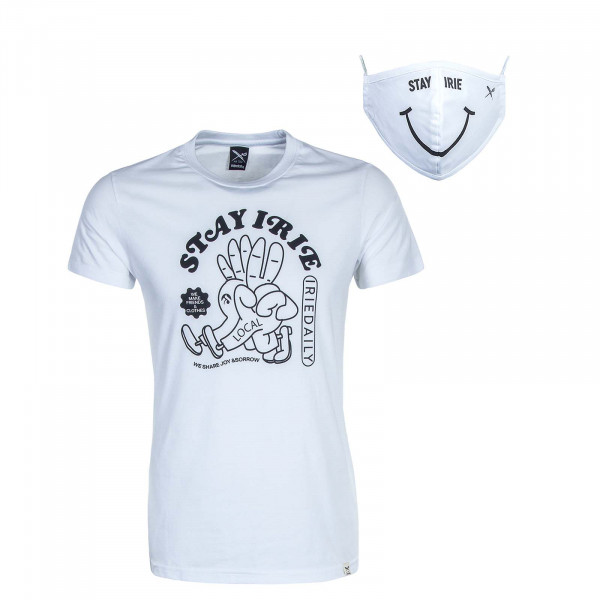 Herren T-Shirt - Solidarista Tee (+ Gratis Maske) - White
