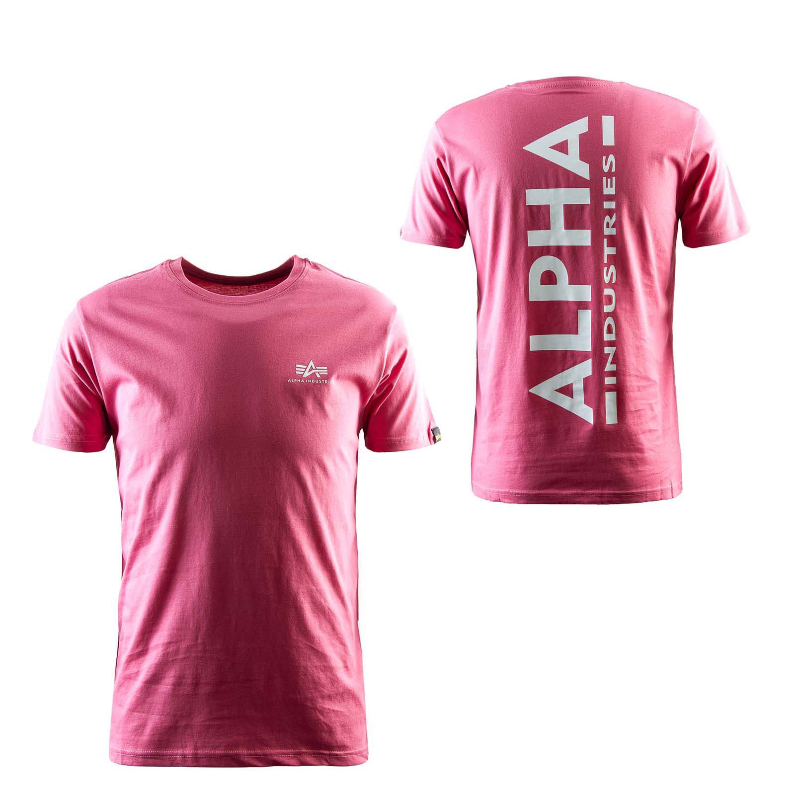 pinkes Herren T-Shirt von Alpha Industries online kaufen | Bodycheck