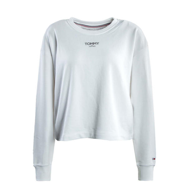 Damen Sweatshirt - Rlx Crop Ess Logo - White
