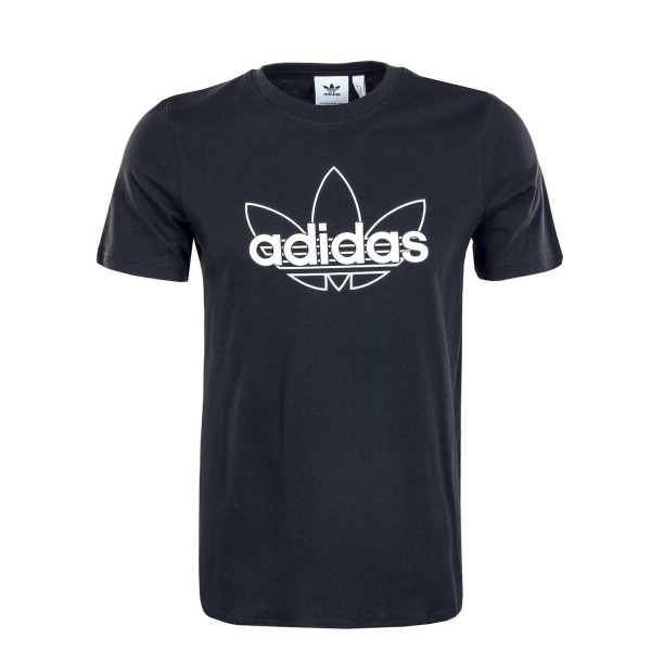 Herren T-Shirt Sport Graphic - Black / White