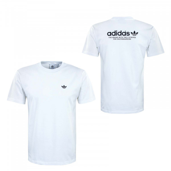 Herren T-Shirt - 4.0 Logo GM5176 - White / Black