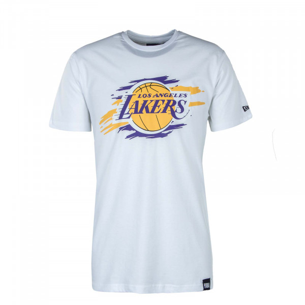 Herren T-Shirt - NBA Tear Graphic Lakers - White