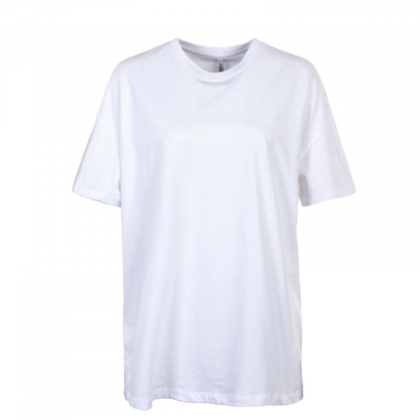 Damen T-Shirt - Aya Life Oversized Top - White
